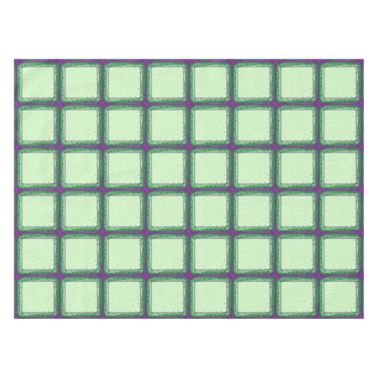 Nappe Tissu de table mauve et verte (Devant (Horizontal))