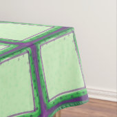 Nappe Tissu de table mauve et verte (In Situ)