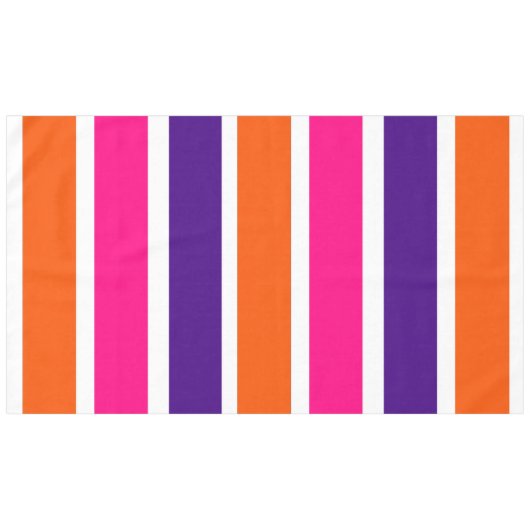 Nappe Tissu de table orange, violet et rose chaud (Devant (Horizontal))