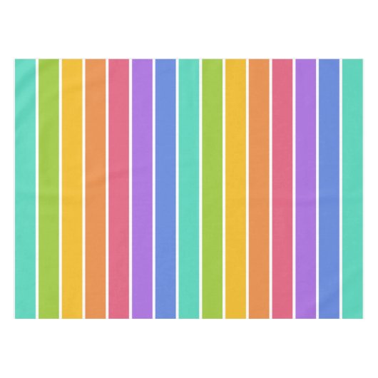 Nappe Tissu de table Rainbow Colours (Devant (Horizontal))