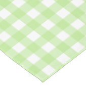 Nappe Tissu de table vert clair En vichy (Angle)