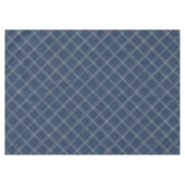 Nappe Tissu denim bleu et blanc (Devant (Horizontal))