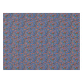 Nappe Tissu floral, bleu (Devant (Horizontal))
