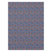 Nappe Tissu floral, bleu (Devant)