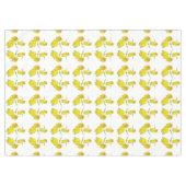 Nappe Tissu rose jaune. (Devant (Horizontal))