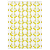Nappe Tissu rose jaune. (Devant)