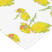 Nappe Tissu rose jaune. (Angle)