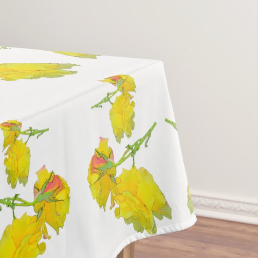 Nappe Tissu rose jaune. (In Situ)