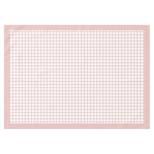 Nappe Tissu Rose tendance Gold Check pour les intérieurs (Devant (Horizontal))