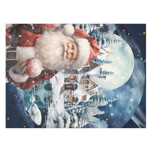 Nappe Toalha de Mesa (Tablecloth) Noite do Papai Noel (Devant (Horizontal))