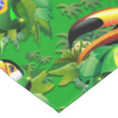 Nappe Toco Toucan avec drapeau brésilien (Angle)