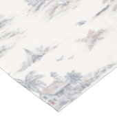 Nappe Toile de Jouy Bleue Côtière (Angle)