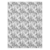 Nappe Toile de jouy, noir et blanc, porcelaine, (Devant)