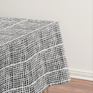 Nappe Toile de jute argentée élégante tissée rustiqu