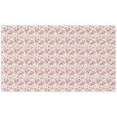 Nappe Toile de Noël rouge Santa et arbres (Devant (Horizontal))