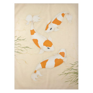 Nappe Toile de table de Feng Shui Koi Pond