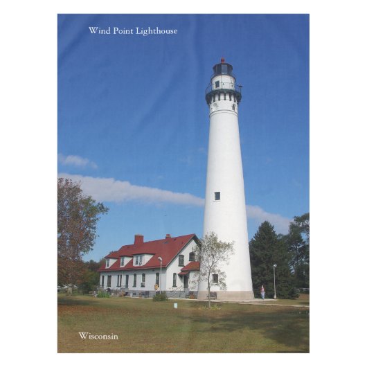 Nappe Toile de table Wind Point Lighthouse (Devant)