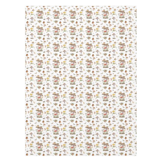 Nappe Toile en bois de champignon Whimsical | enchanté (Devant)