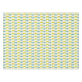 Nappe Toile feuille Chartreuse et Aqua (Devant (Horizontal))