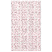 Nappe Toile vintage Florale de Jouy-Pink (Devant)