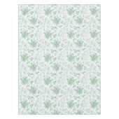 Nappe Toile Vintage Flore verte classe (Devant)