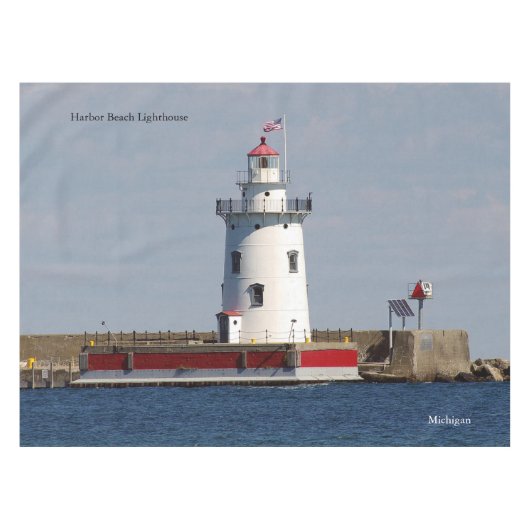 Nappe Toit de table Harbour Beach Lighthouse (Devant (Horizontal))