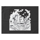 Nappe Tokyo Noir et Blanc (Devant (Horizontal))
