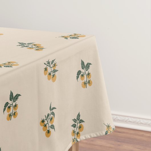 Nappe Tomate Bosquet Récolte Or Nutmeg Beige (In Situ)