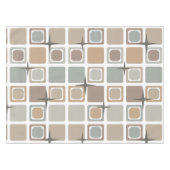 Nappe Tons Carré modernes du milieu du siècle (Devant (Horizontal))