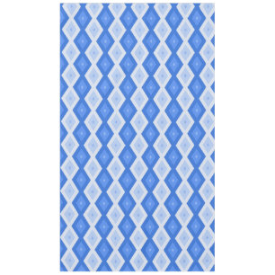 Nappe Tons de motif de diamant bleu