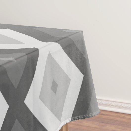Nappe Tons de motif de diamant gris (In Situ)
