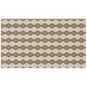 Nappe Tons de motif diamant brun (Devant (Horizontal))