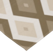 Nappe Tons de motif diamant brun (Angle)