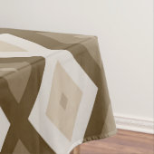 Nappe Tons de motif diamant brun (In Situ)