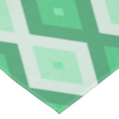 Nappe Tons de motif diamant vert (Angle)