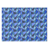 Nappe Tons de motif en vitrail bleu (Devant (Horizontal))