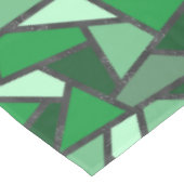 Nappe Tons de motif en vitrail vert (Angle)