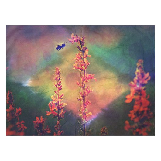 Nappe Tons de Terre Diamant Fleur de Bee N (Devant (Horizontal))