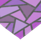 Nappe Tons de vitrail violet motif (Angle)