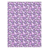 Nappe Tons du motif en vitrail lilas (Devant)