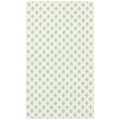 Nappe Tons verts Fleurs Abstraites (Devant)