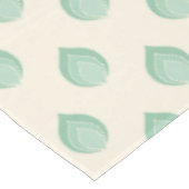 Nappe Tons verts Fleurs Abstraites (Angle)