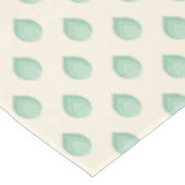 Nappe Tons verts Fleurs Abstraites (Angle)