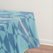 Nappe Tortue Bleue Argent Et Mandala (In Situ)