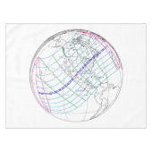 Nappe Total Solaire Eclipse 2024 Global Path (Devant (Horizontal))