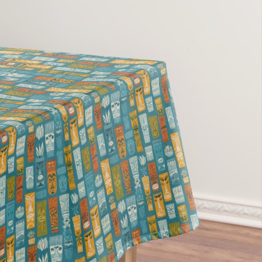 Nappe Totems Tiki Rétro (In Situ)