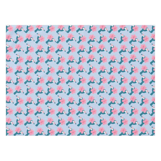 Nappe Toucan et hibiscus (Devant (Horizontal))