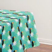 Nappe Toucans sur Teal (In Situ)