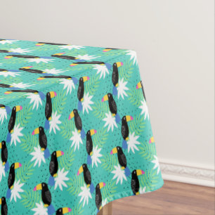 Nappe Toucans sur Teal