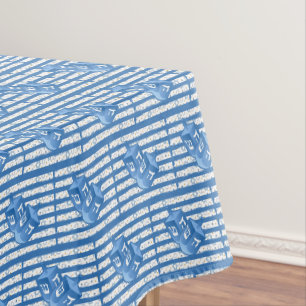 Nappe Toupie bleue de Hanoukka